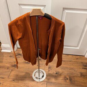 Merona cardigan - rust, M